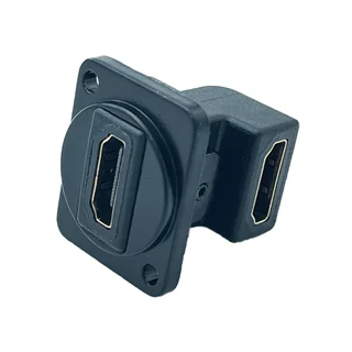 برل پنلی HDMI فلزی دو سر ماده 90 درجه