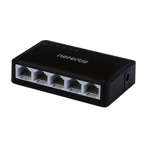 سوئیچ شبکه 5 پورت نتربیت مدل NES-1005E-C