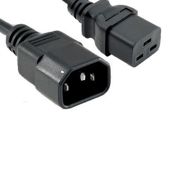 کابل برق بک تو بک بافو مدل C14-C19 ضخامت 3x1.5 mm طول 2 متر