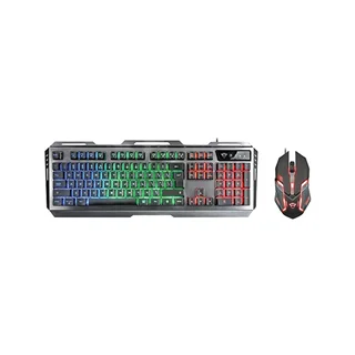 کیبورد و ماوس باسیم گیمینگ تراست مدل GXT 845 TURAL