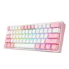 کیبورد گیمینگ ردراگون مدل K617 FIZZ W-P
