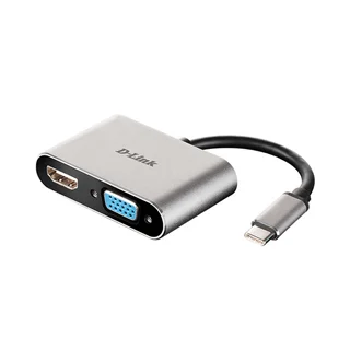 تبدیل Type-C به VGA/HDMI دی لینک مدل DUB-V210