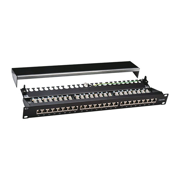 پچ پنل 24 پورت Cat6a STP کی نت مدل K-NPC6AS024