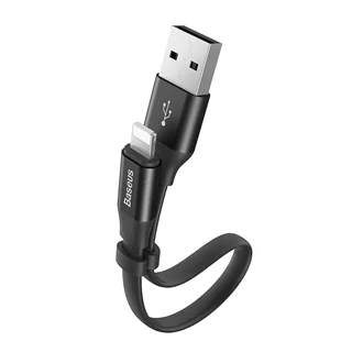 کابل USB به لایتنینگ باسئوس مدل CALMBJ-B01 طول 23 سانتی متر