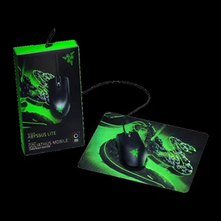 باندل گیمینگ (ماوس و پد ماوس) ریزر مدل Abyssus Lite + Goliathus Mobile
