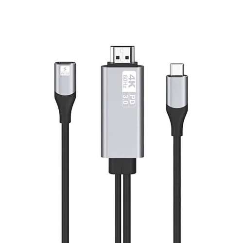 کابل تبدیل USB-C به HDMI همراه با PD اونتن مدل OTN-9572PD
