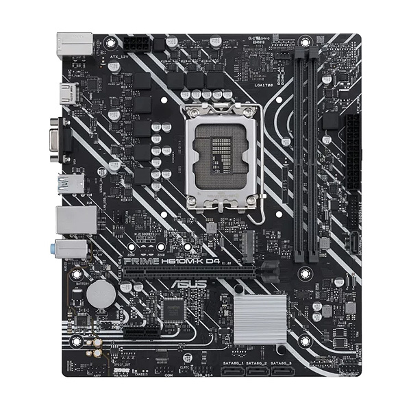 مادربرد ایسوس PRIME H610M-K D4 با سوکت LGA1700 نسل 12th/13th/14th