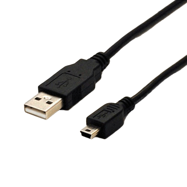 کابل مبدل USB 2.0 به Mini سوکت طلایی بافو 5 متر