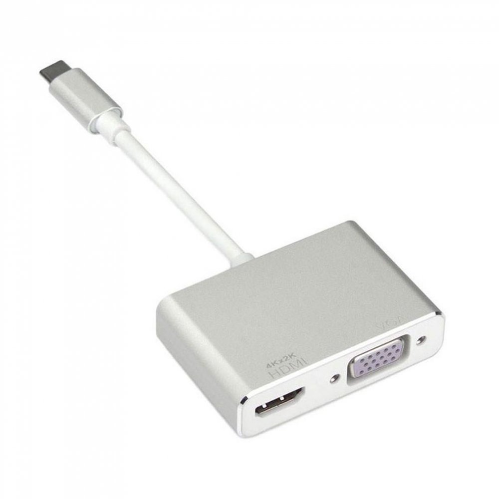 تبدیل USB-C به VGA/HDMI مدل 4K