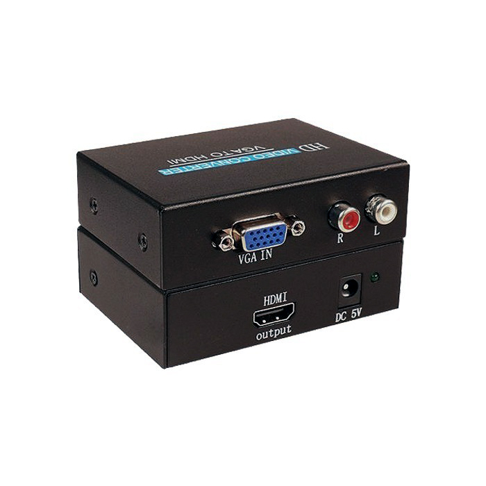 تبدیل VGA به HDMI کی نت مدل K-COVGA2HD2 همراه با آداپتور