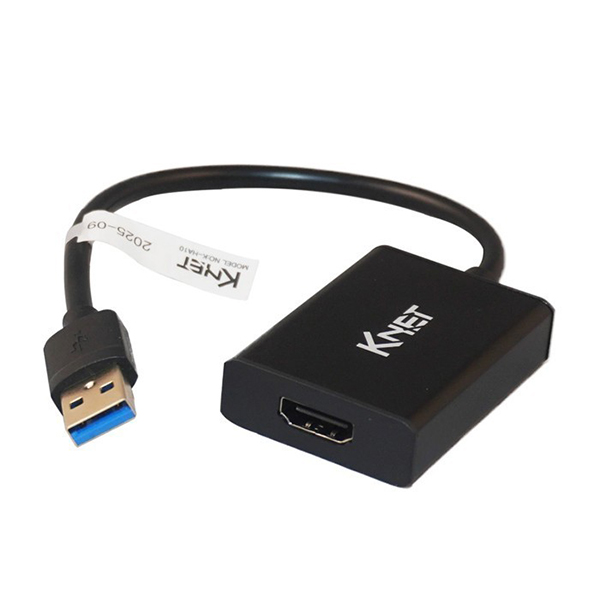 تبدیل USB 2.0 به HDMI کی نت مدل K-COUHA10