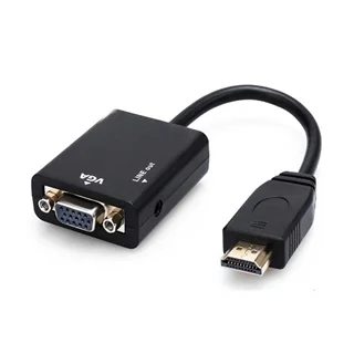 تبدیل HDMI به VGA کی نت همراه با کابل صدا مدل K-COHD2VGAP