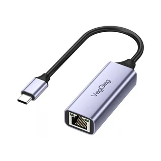 تبدیل Type-C به LAN وگیگ مدل V-K308 با سرعت 1000 مگابیت بر ثانیه