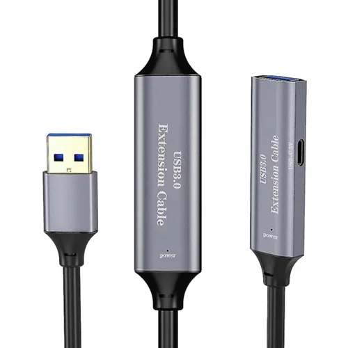 کابل افزایش طول USB 3.0 اکتیو کی نت طول 20 متر