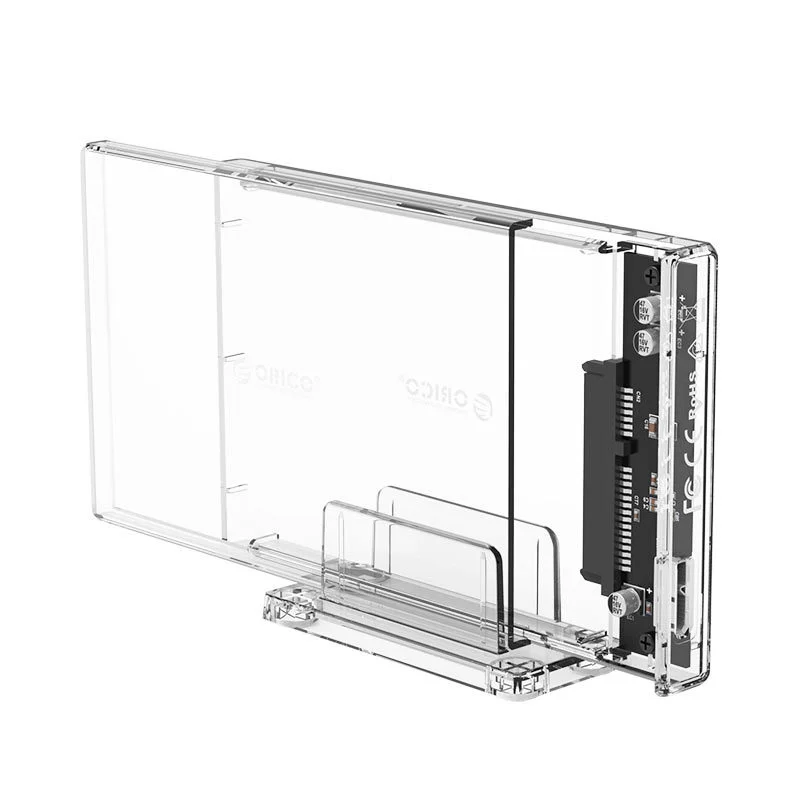 (ORICO 2.5 Inch Transparent USB3.0 Hard Drive Enclosure With Stand (2159U3