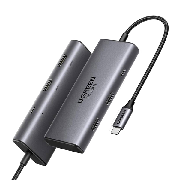 هاب 8 پورت Type-C یوگرین مدل CM639-35625