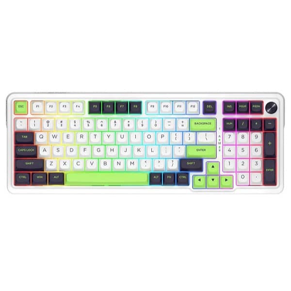 کیبورد باسیم/بی سیم مکانیکال گیمینگ ردراگون مدل EISA K686 WBG PRO