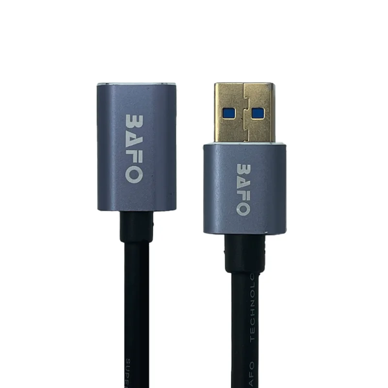 کابل افزایش طول USB3.0 گلد 2FC بافو با سری فلزی به طول 5 متر