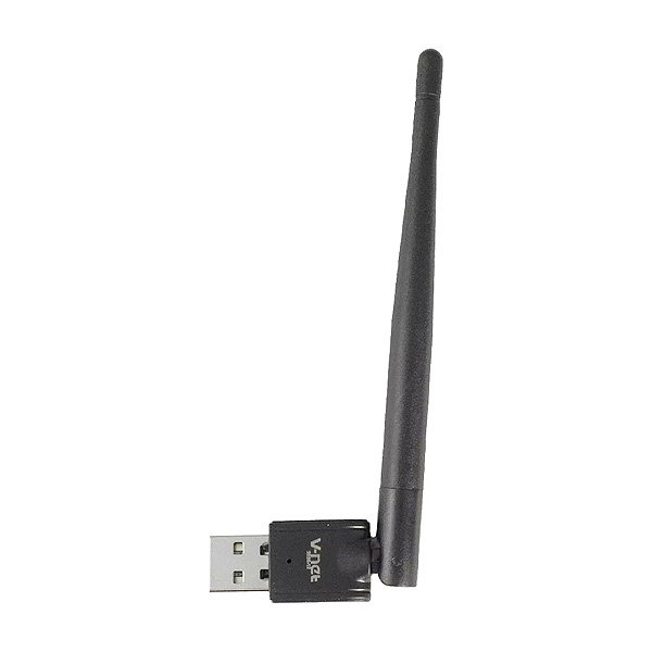 کارت شبکه آنتن دار USB 2.0 بی سیم وی نت مدل V-DUW00W14