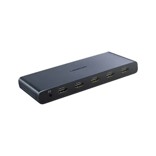 سوئیچ کواد 4 پورت HDMI همراه با آداپتور و ریموت کنترل یوگرین مدل 50745-CM201