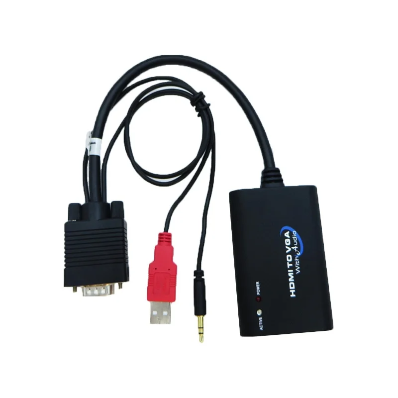مبدل VGA به HDMI همراه با انتقال صدا فرانت مدل FN-VA2H