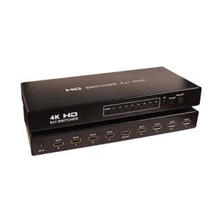 سوئیچ ۸ پورت HDMI کی نت مدل K-SWHD2008 با ریموت کنترل