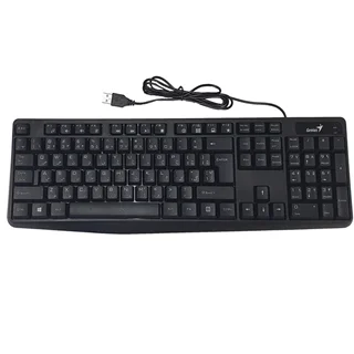 کیبورد باسیم جنیوس مدل KB-117 با حروف فارسی
