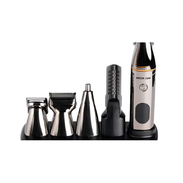 ست ریش تراش و ماشین اصلاح موی سر و صورت گرین لاین مدل 5in 1 Multi-Function Hair Clipper Set 600mAh