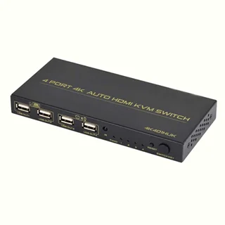 کی وی ام سوئیچ 4 پورت HDMI اتوماتیک ونتولینک مدل ۴K401HUK