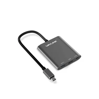 تبدیل Type-C به HDMI/USB 3.0/Type-C ویولینک مدل WL-UHP3402