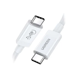 کابل Type C دو سر نر یوگرین مدل 40113-US506 طول 0.8 متر با رزولوشن 8K دارای قابلیت شارژ سریع و فناوری Thunderbolt 3