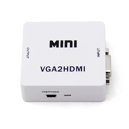 مبدل VGA به HDMI وی نت مدل MINI همراه با کابل صدا مدل V-COVGA2HDM
