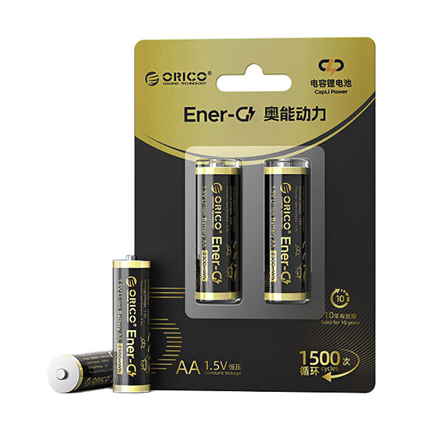 باتری قلمی قابل شارژ اوریکو مدل EG5-UN-2PK-BP بسته 2 عددی