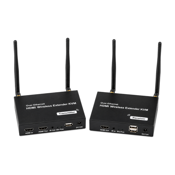 کی وی ام اکستندر بی سیم HDMI آنتن دار مدل 9347 طول 200 متر با قابلیت IR