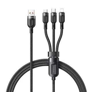 کابل تبدیل USB به Iphone Lightning و Type C و Micro USB مک دودو مدل CA-093 طول 1.20 متر