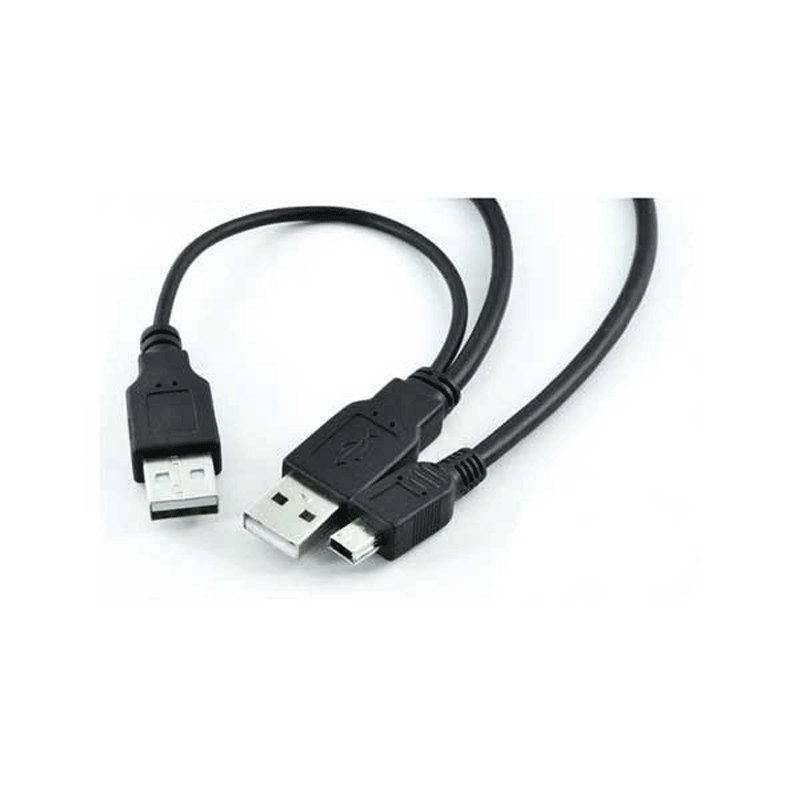 کابل تبدیل USB 2.0 2 x AM به Micro بافو 75 سانتی متر