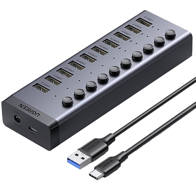 هاب 10 پورت 3.0 USB یوگرین مدل CM482