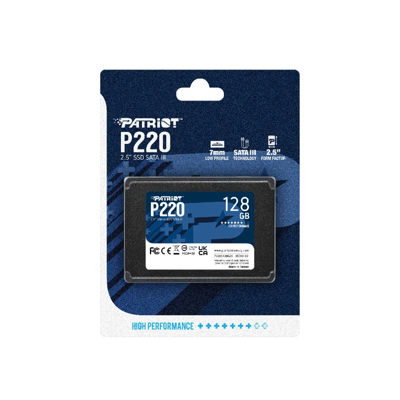 حافظه SSD اینترنال پاتریوت مدل P2۲۰ ظرفیت ۱۲۸ گیگابایت