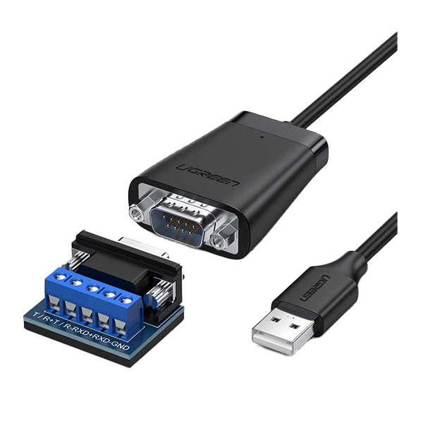 کابل مبدل USB به RS422/RS485 یوگرین 9 پین مدل CM253-80434 با طول 0.5 متر