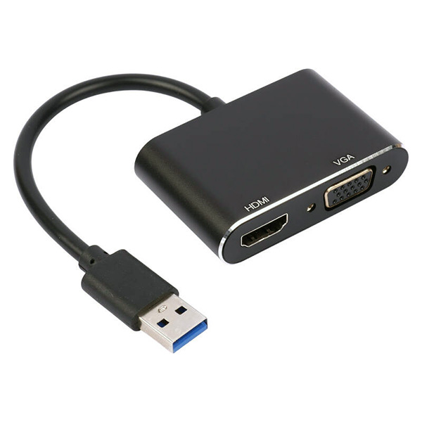 تبدیل 3.0 USB به HDMI/VGA کی نت مدل K-COUA30HV