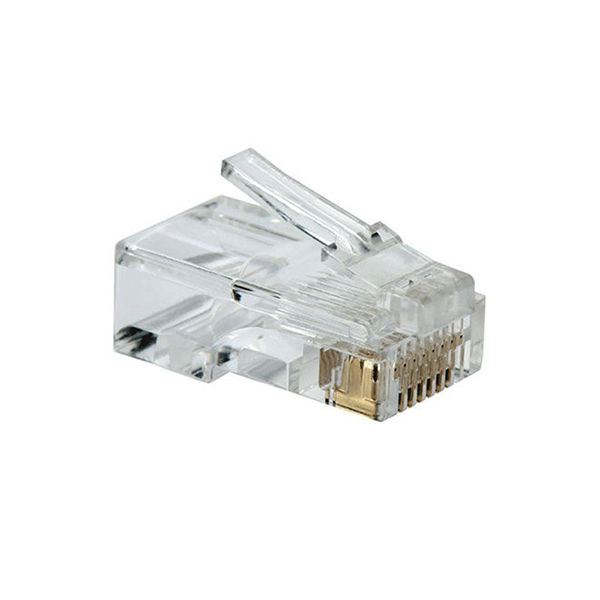 سوکت کابل شبکه RJ45 Cat.5 بافو پک 100 عددی