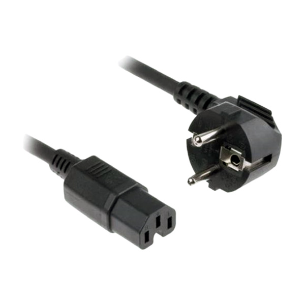 کابل برق کامپیوتر بافو مدل EU-C15 ضخامت 3x1.5mm طول 75 سانتی متر