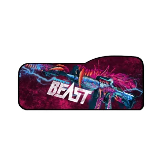 ماوس پد گیمینگ ذوزنقه ای طرح Hyper Beast