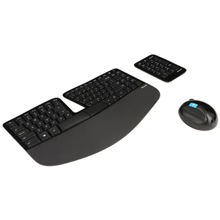 کیبورد و ماوس بیسیم مایکروسافت مدل Sculpt Ergonomic Desktop