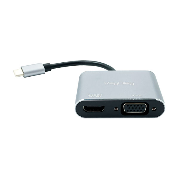 تبدیل Type-C به HDMI + VGA وگیگ مدل V-TC02