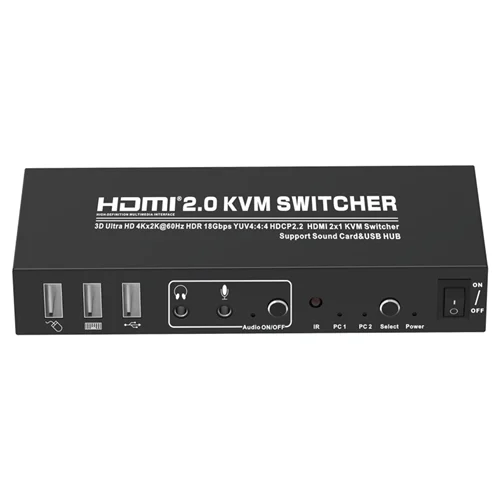 سوییچ HDMI KVM دو پورت تی سی تی مدل TC-KSW-21U