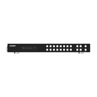 ماتریکس سوئيچ 16 در 16 HDMI۲.۰ با قابليت جداسازی صدا + پورت سریال و شبکه فرانت مدل FN-V1616