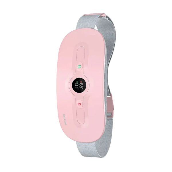 ماساژور و گرم‌ کننده کمر و شکم مخصوص قاعدگی گرین لاین مدل Bloom Heat Massager