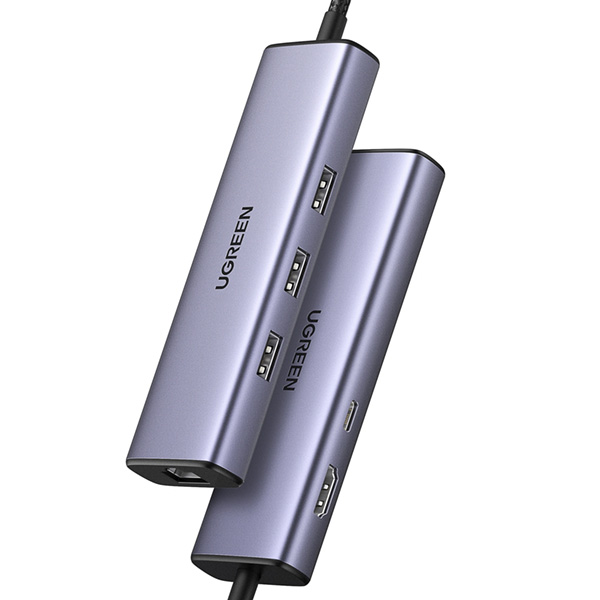 هاب 6 پورت Type-C یوگرین مدل CM512-15598