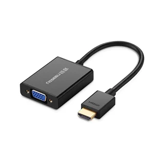 تبدیل HDMI به VGA یوگرین به همراه آداپتور و خروجی صدا مدل 40233-MM102